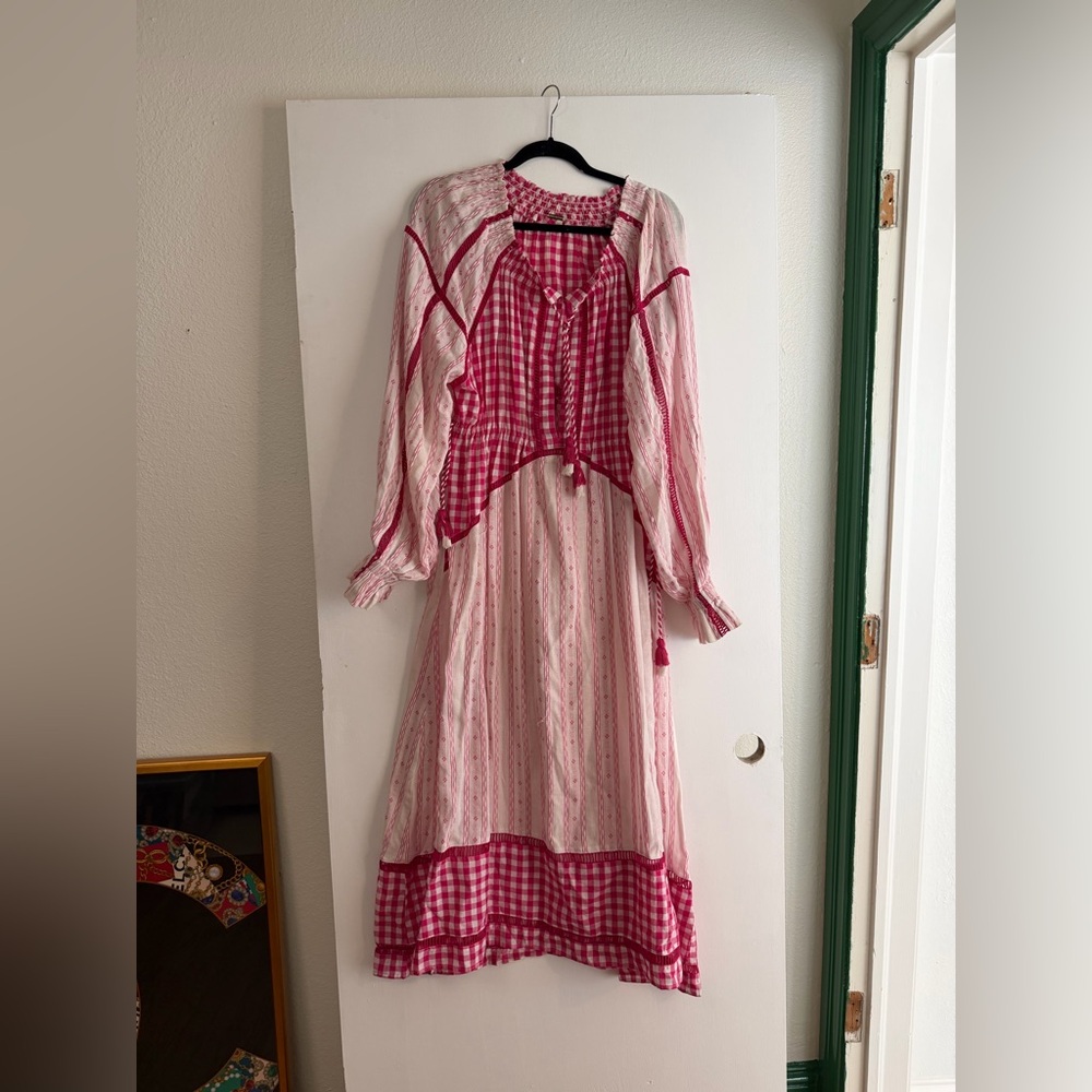 Dodo Bar Or Pink and White Maxi Dress